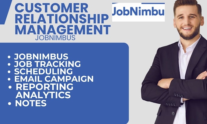 Gig Preview - Setup jobnimbus job tracking scheduling email campaign reporting analytics notes