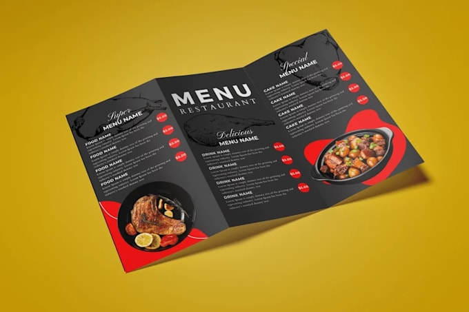 Bestseller - professional restaurant menu design  personal, elegant