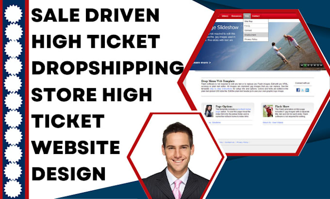 Bestseller - build sale driven high ticket dropshipping store high ticket website ecom store