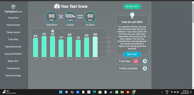 Gig Preview - Do fast typing job, retype pages, pdf to word, fast typer