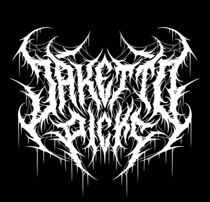 Gig Preview - Draw metal, brutal, death metal logo for your band, brand