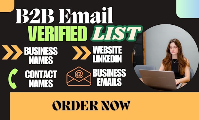 Gig Preview - Provide a high quality email list building and b2b lead generation