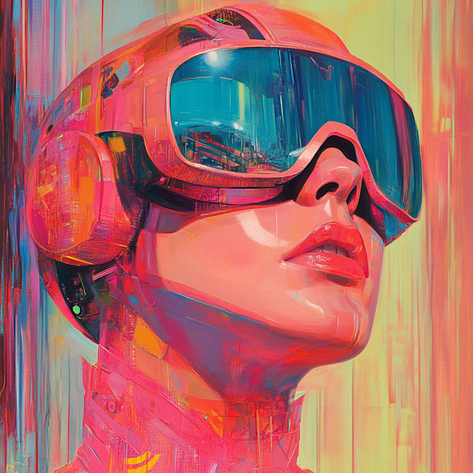 Gig Preview - Create detailed art of sci fi cyberpunk psychedelic artwork