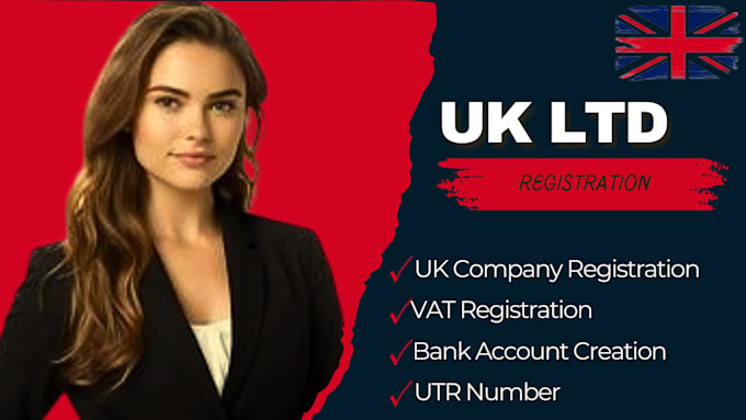 Gig Preview - Do uk ltd company registration, vat registration for UK and non UK, utr eori