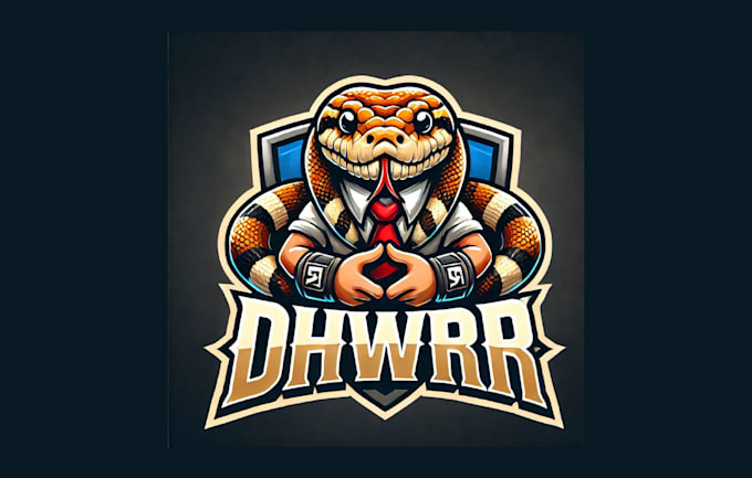 Gig Preview - Make amazing dwarf boa esport mascot logo within two days