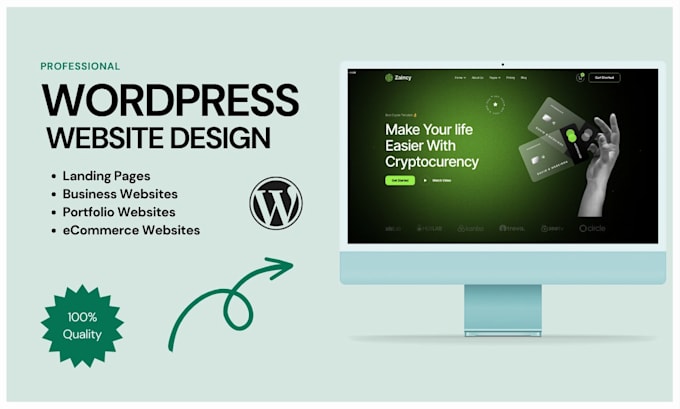 Gig Preview - Create responsive wordpress website design or website redesign