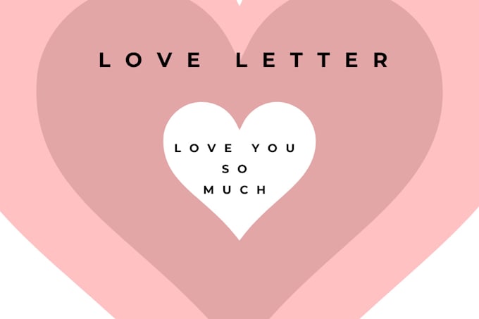 Gig Preview - Write a sweet, romantic love letter for your loved one