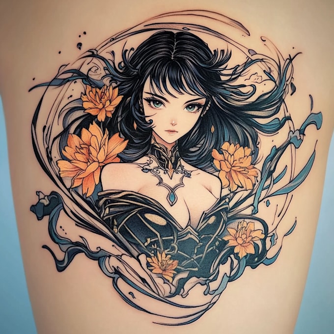 Gig Preview - Do amazing anime tattoo design