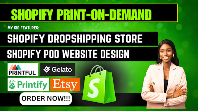 Gig Preview - Upload product on printify shopify, etsy, amazon, ebay, printful, wordpress, wix