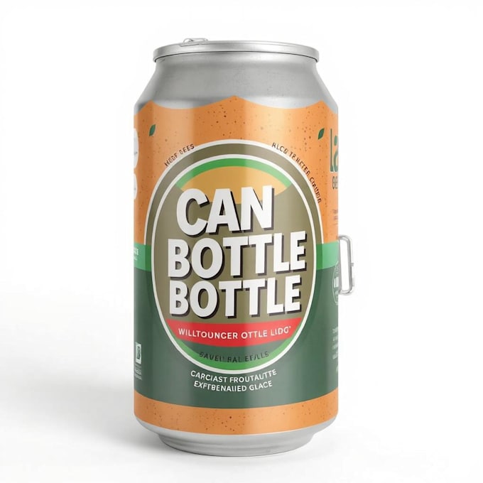 Gig Preview - 3d beverage animation 3d can design 3d soda ads 3d beverage advert cgi advert