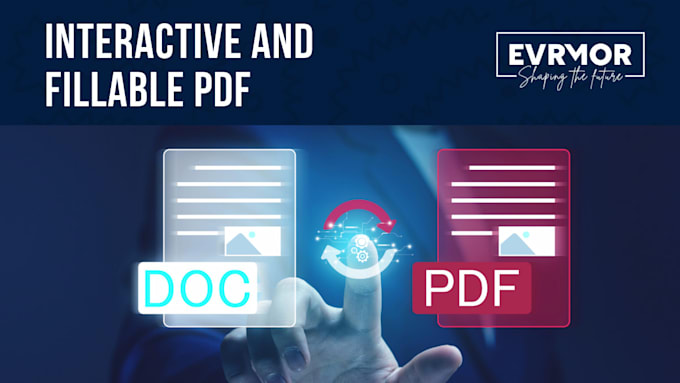 Gig Preview - Create interactive fillable adobe PDF form