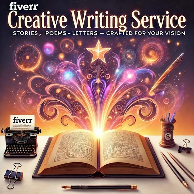 Gig Preview - Do captivating creative writing for stories, poems, and unique content