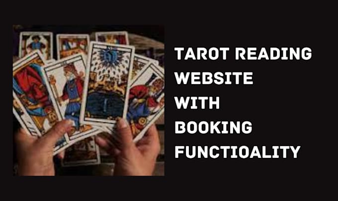 Bestseller - design spiritual tarot reading website with booking functionality