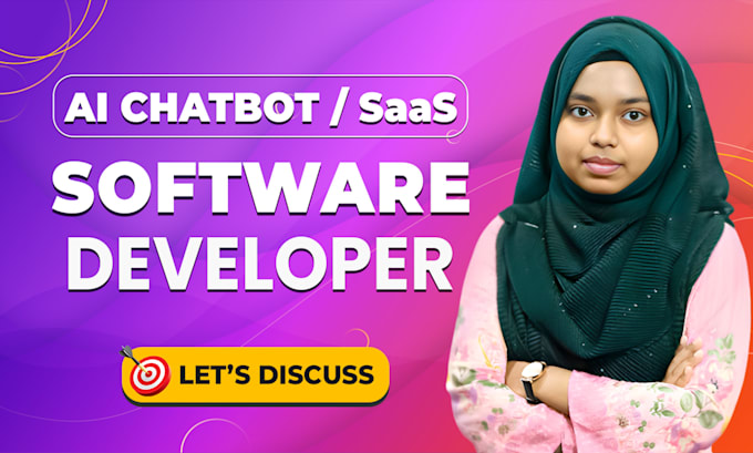 Gig Preview - Develop chatgpt ai app, ai saas, ai web application, llm ai software developer