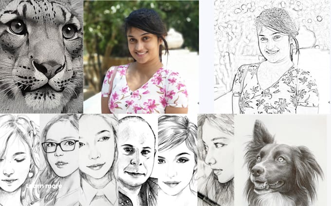 Gig Preview - Turn your photo into amazing pencil art