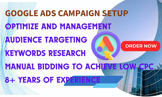 Gig Preview - Setup high performance google ads campaign