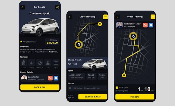 Gig Preview - Develop car rental app, taxi booking app, uber clone app, auction app, taxi app