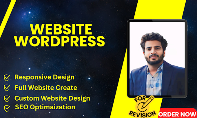 Gig Preview - Design responsive wordpress website with elementor