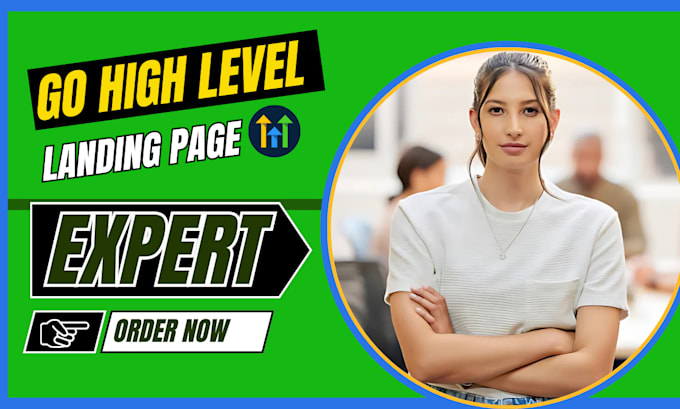 Gig Preview - Gohighlevel landing page gohighlevel sales funnel gohighlevel website ghl expert