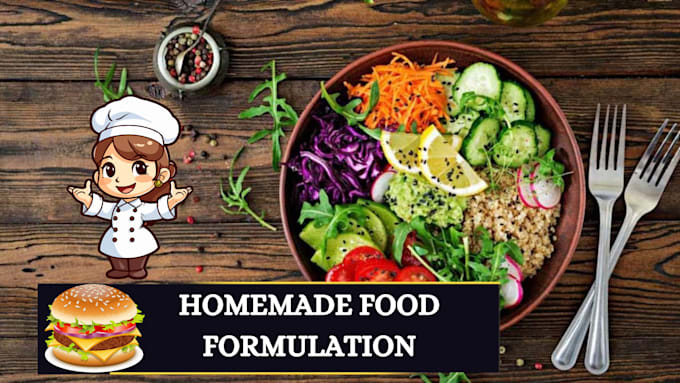 Gig Preview - Formulate homemade food and product development