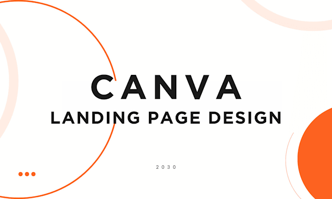 Gig Preview - Design canva landing page, duda website, showit website