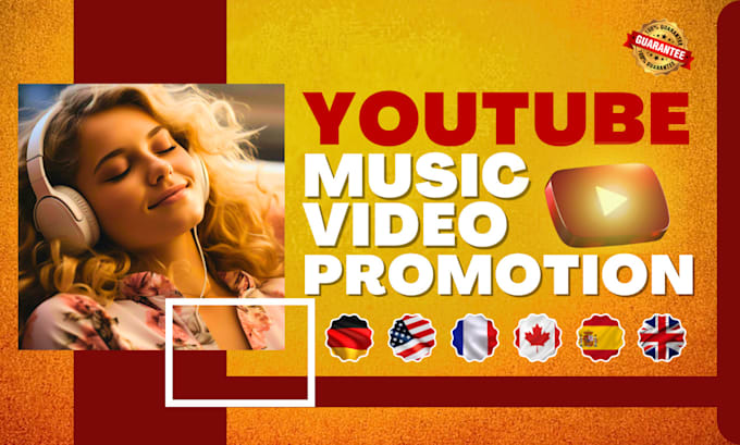 Gig Preview - Do german, spanish or french youtube music video promotion