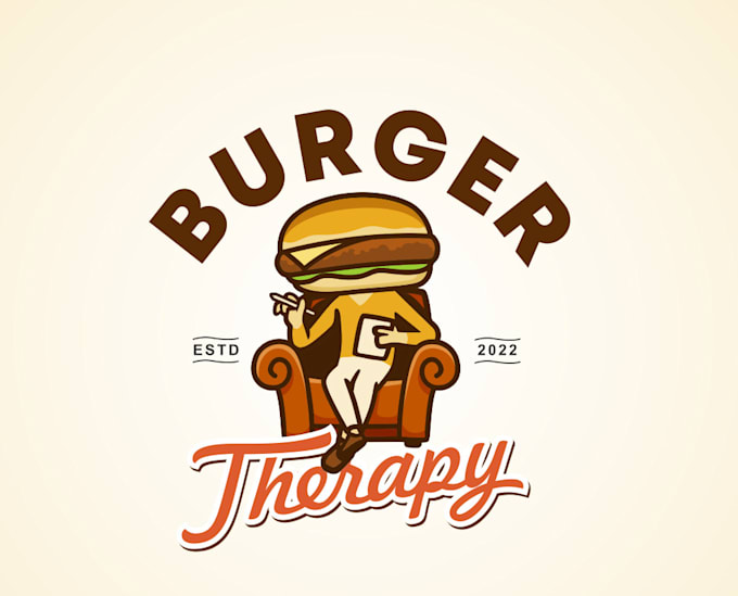 Gig Preview - Design unique burger therapy logo