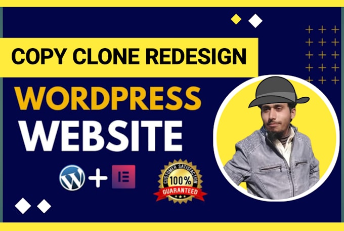 Gig Preview - Duplicate wordpress website design copy clone redesign