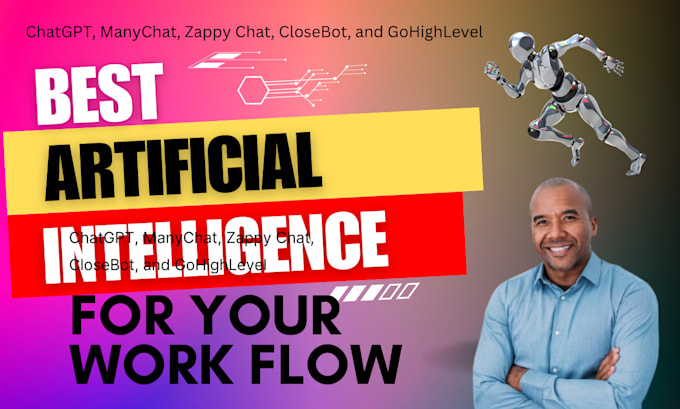 Gig Preview - Develop ai chatbot for your business using zappy chat chatgpt manychat closebot