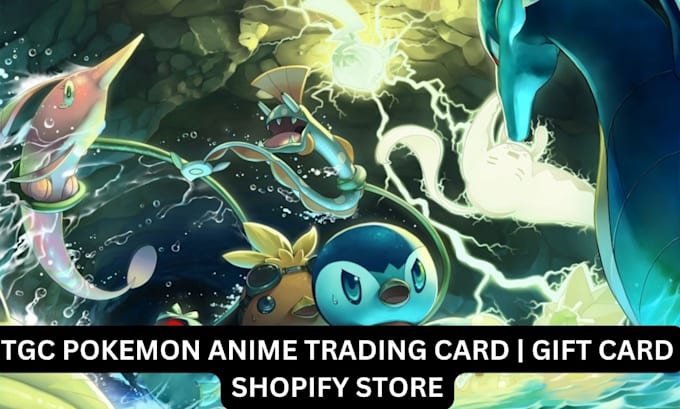 Gig Preview - Design professional tcg pokemon shopify store tcg pokemon website tcg pokemon