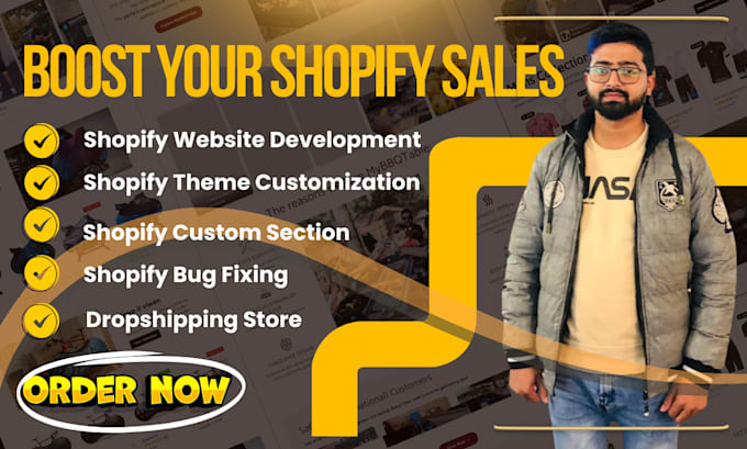 Bestseller - do shopify theme customization, custom sections and bug fixing