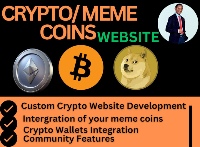 Gig Preview - Create a responsive website for your crypto coins launch