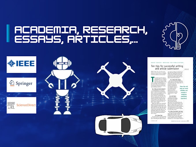 Gig Preview - Write a scientific reseach article in english or french