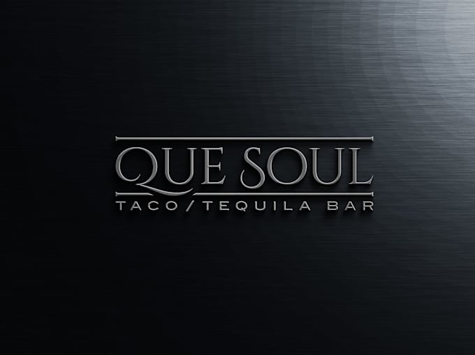 Gig Preview - Create a minimalist bar and restaurant logo design