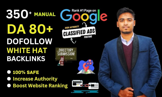 Gig Preview - Do off page SEO service with high da white hat do follow backlinks