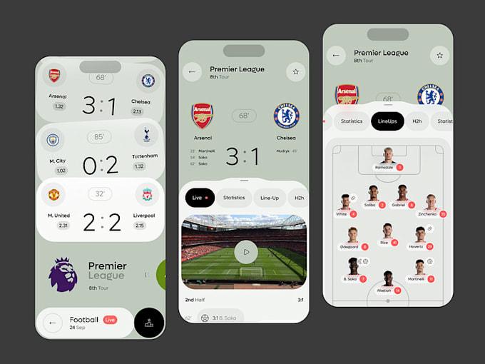 Gig Preview - Build fantasy sport app, sport bet app, fantasy football