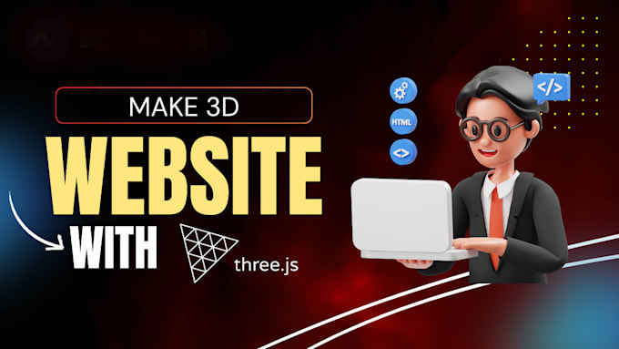 Gig Preview - 3d interactive website,threejs website,gsap webgl,nft web3 game website three js