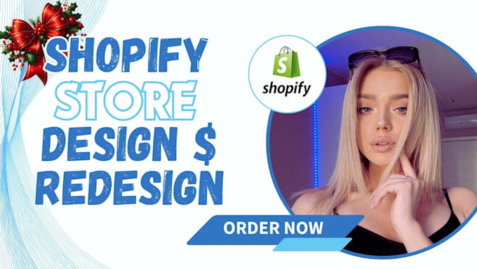 Gig Preview - Create shopify dropshipping store shopify store design shopify website redesign