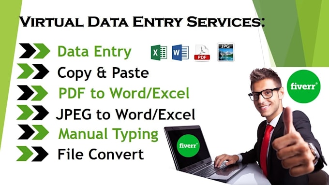 Gig Preview - Provide fast and accurate data entry, writing, and typing services