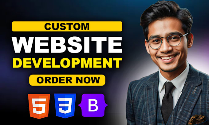 Gig Preview - Develop responsive front end website using html, css, bootsrap