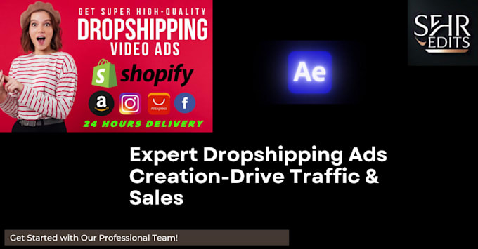 Gig Preview - Create amazing dropshipping ads boosts sales