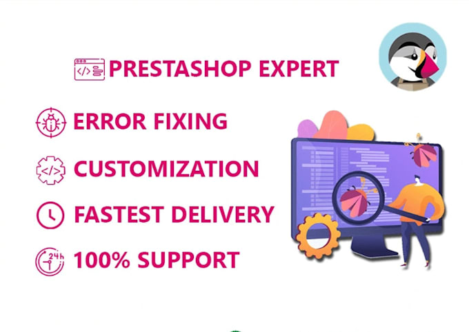 Bestseller - develop prestashop store, fix module, theme upload, addon, prestashop upgrade