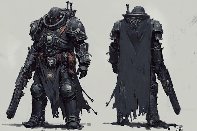 Bestseller - design a warhammer 40k character art that you want