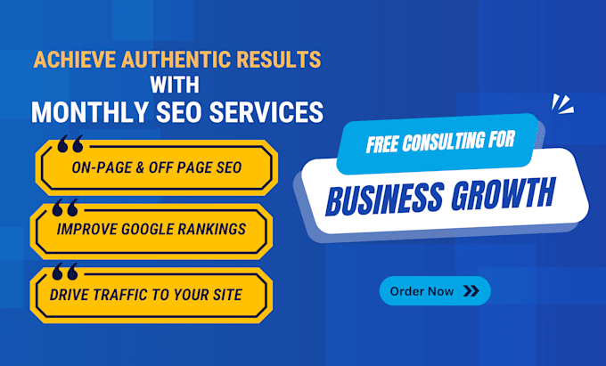 Gig Preview - Provide monthly expert SEO services for your website ranking with content