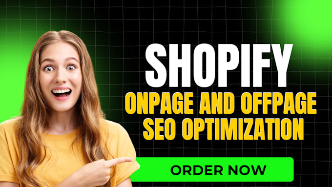 Gig Preview - Do shopify store optimization onpage technical optimization shopify store seo