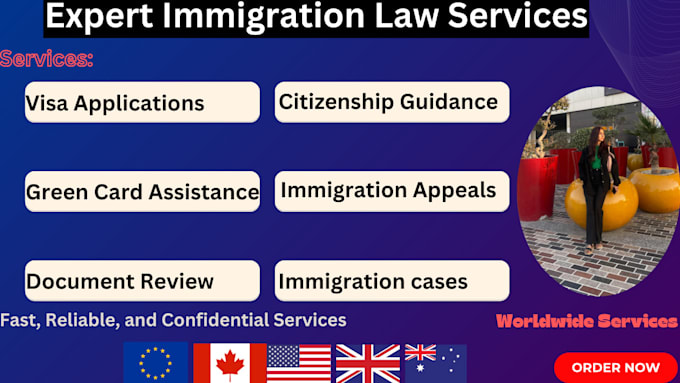 Gig Preview - Be your immigration lawyer for visa, PR, citizenship for UK USA europe canada