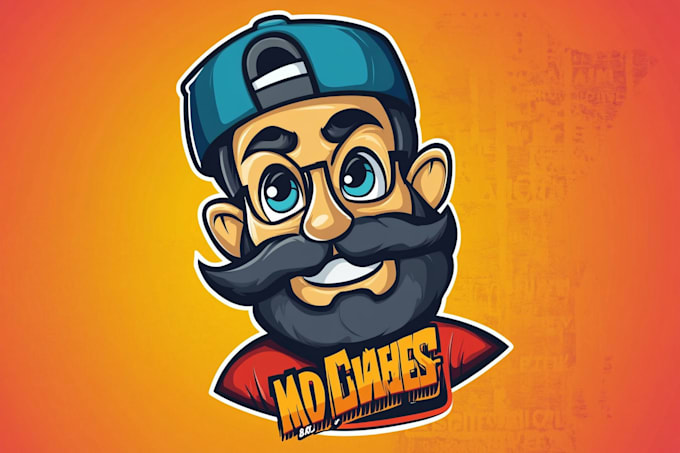 Gig Preview - Design, cartoon mascot logo, modern cartoon character, cartoon portrait