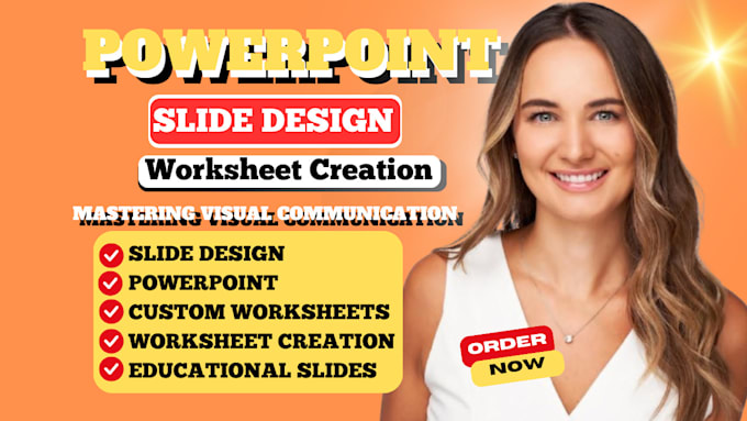 Gig Preview - Design powerpoint presentations and custom worksheet design for educators