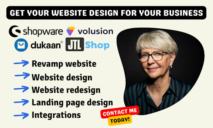 Gig Preview - Design and customize your shopware jtl shop website fix jtl shop error volusion