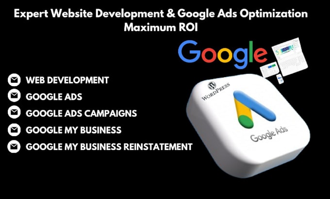 Gig Preview - Expert website development  google ads optimization